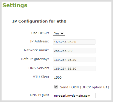 dhcp configure fqdn dns