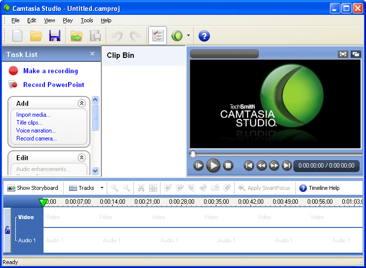 Build Your First Video, Camtasia