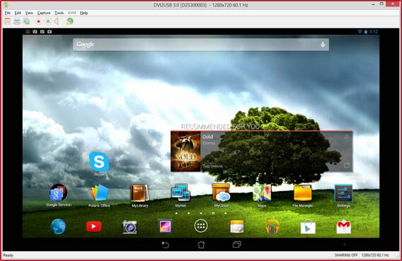 Sharing Android Tablet screen on Skype