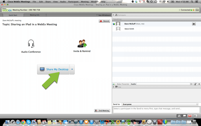 cisco webex on mac