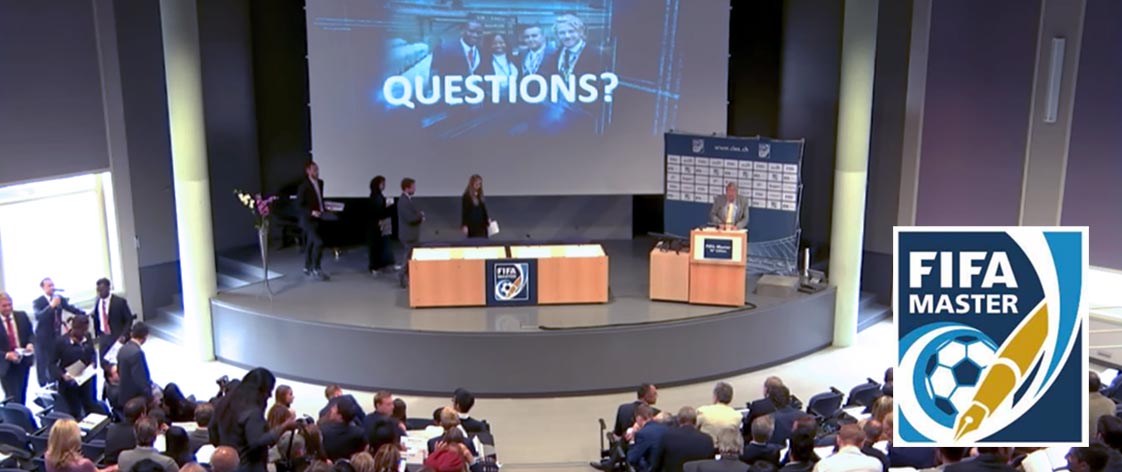 Streaming the FIFA Master conference to an international audience using Epiphan Pearl image