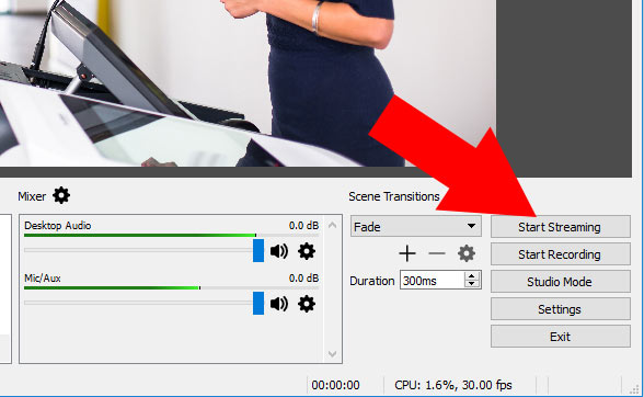 OBS Start Streaming