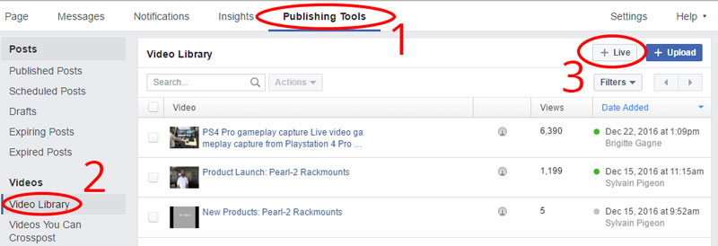 Facebook Publishing Tools