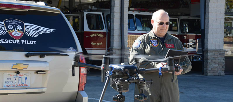 Steve Rhode and his search and rescue drone