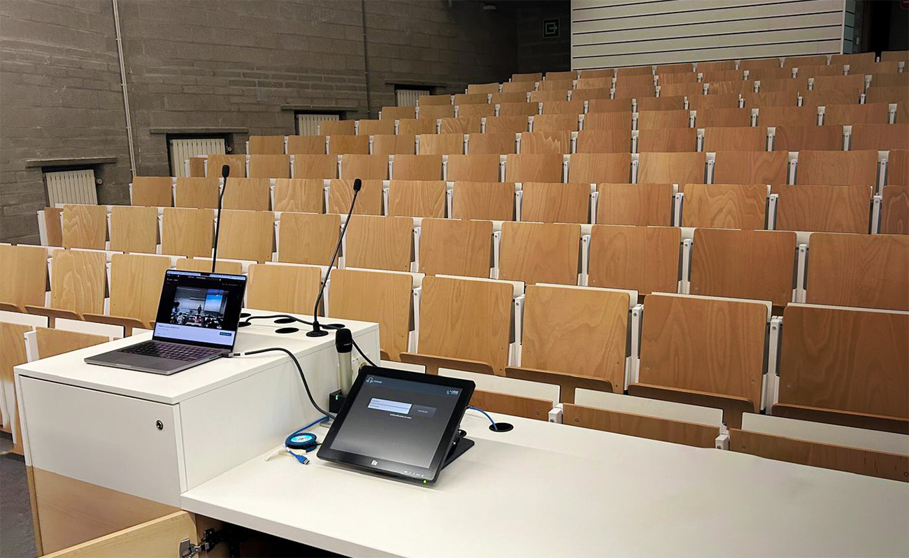 Liège University simplifies streaming and recording with Pearl Mini image