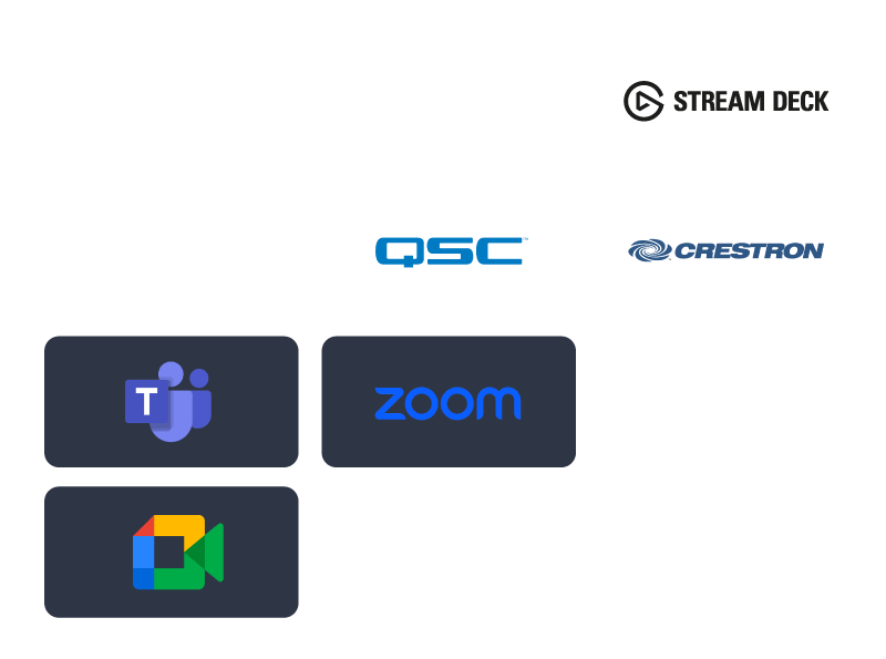 Zoom Teams Crestron Q-SYS